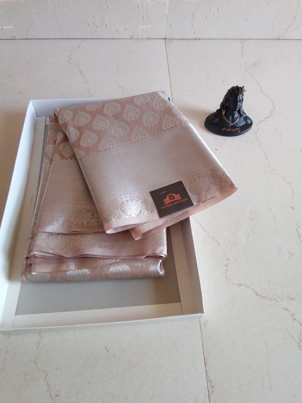 Samuthrika Silver Saree